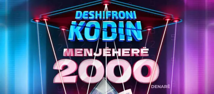 Thye kodin në 60 sekonda dhe fito 2000 dinarë!